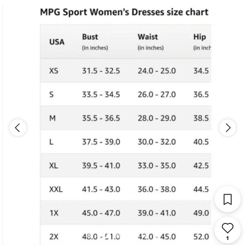 Sport Mesh Dress w built-in bra, S, MPG Mondetta Performance, Travel, racerback - Picture 7 of 14